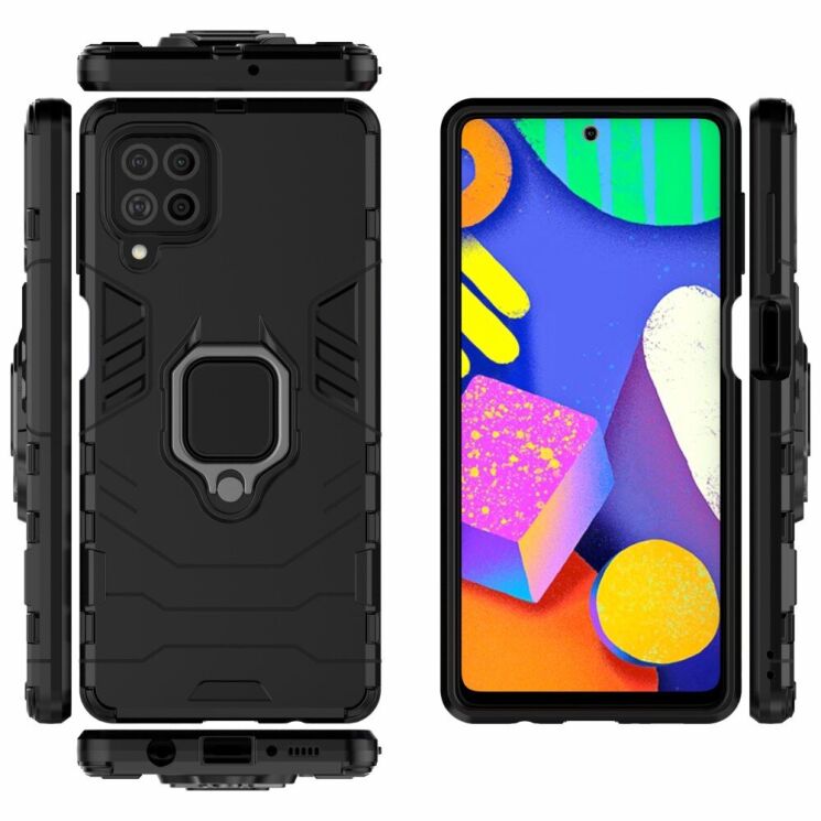 Защитный чехол Deexe Hybrid Case для Samsung Galaxy M62 - Black: фото 3 из 9