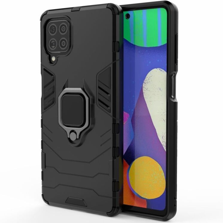 Защитный чехол Deexe Hybrid Case для Samsung Galaxy M62 - Black: фото 2 из 9