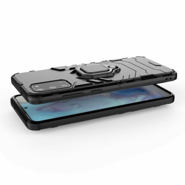 Защитный чехол Deexe Hybrid Case для Samsung Galaxy S20 (G980) - Black: фото 3 из 8