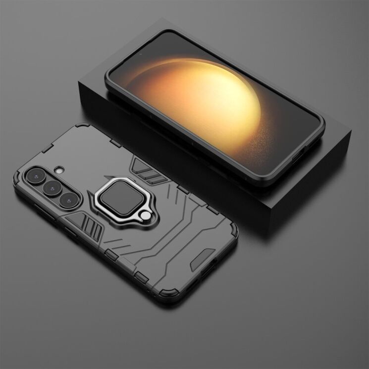Защитный чехол Deexe Hybrid Case для Samsung Galaxy S25 Plus (S936) - Black: фото 4 из 6