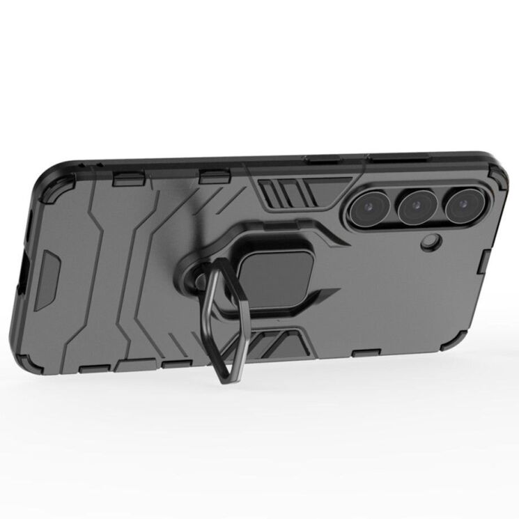 Защитный чехол Deexe Hybrid Case для Samsung Galaxy S25 Plus (S936) - Black: фото 2 из 6