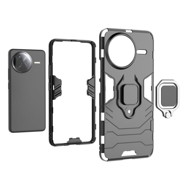 Защитный чехол Deexe Hybrid Case для Xiaomi Poco F7 Ultra - Black: фото 6 из 6