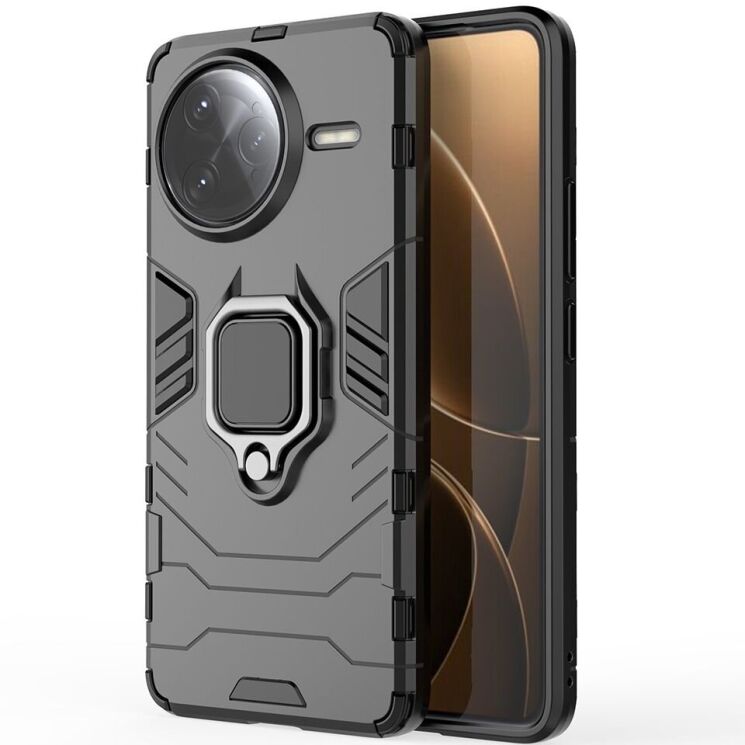 Защитный чехол Deexe Hybrid Case для Xiaomi Poco F7 Ultra - Black: фото 2 из 6