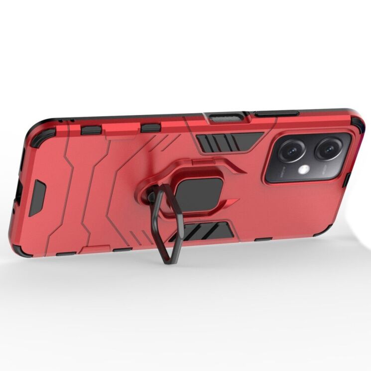 Защитный чехол Deexe Hybrid Case для Xiaomi Redmi Note 12 5G / Poco X5 - Red: фото 2 из 7