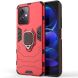 Защитный чехол Deexe Hybrid Case для Xiaomi Redmi Note 12 5G / Poco X5 - Red (312308R). Фото 1 из 7
