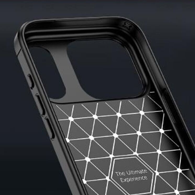Захисний чохол Deexe Leather Cover для Apple iPhone 17 Pro - Black: фото 4 з 6