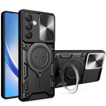 Защитный чехол Deexe Magnetic Space для Samsung Galaxy A34 (A346) - Black: фото 1 из 10