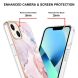 Защитный чехол Deexe Marble Style для Apple iPhone 15 - White (329555W). Фото 4 из 5