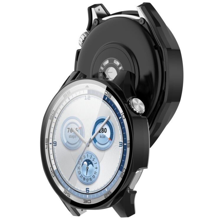 Защитный чехол Deexe Protective Frame для Huawei Watch GT 5 (46mm) - Black: фото 6 из 7