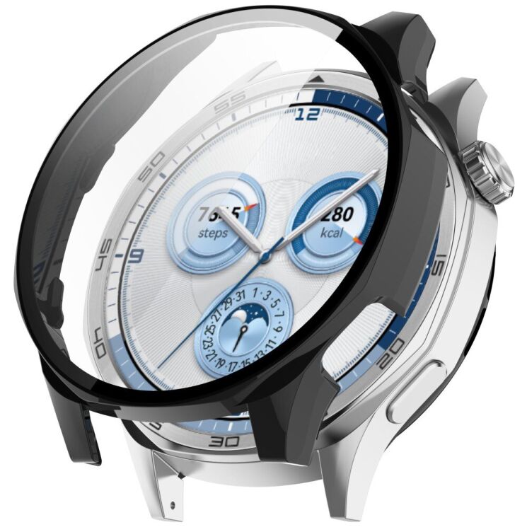 Защитный чехол Deexe Protective Frame для Huawei Watch GT 5 (46mm) - Black: фото 1 из 7