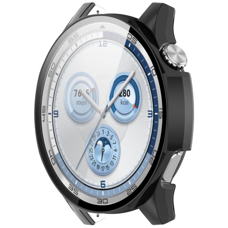 Защитный чехол Deexe Protective Frame для Huawei Watch GT 5 (46mm) - Black: фото 5 из 7