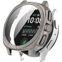 Захисний чохол Deexe Protective Frame для Samsung Galaxy Watch 7 (40mm) - Titanium: фото 1 з 7