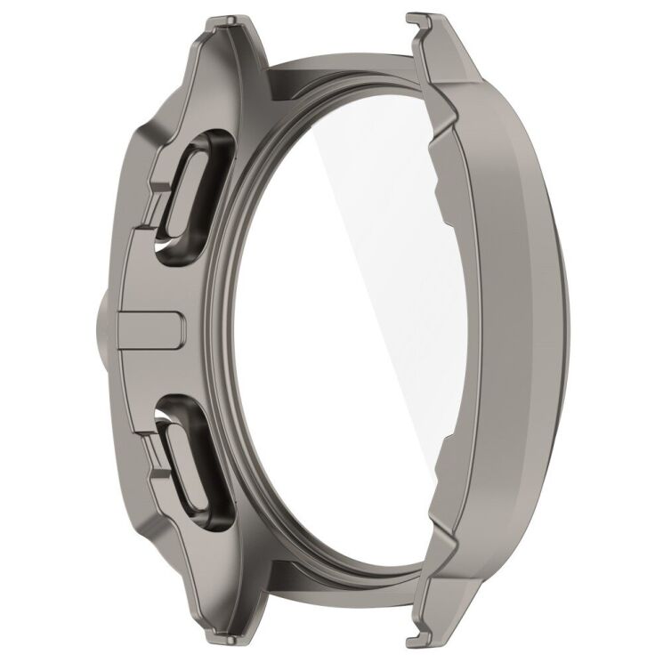 Захисний чохол Deexe Protective Frame для Samsung Galaxy Watch 7 (40mm) - Titanium: фото 3 з 7