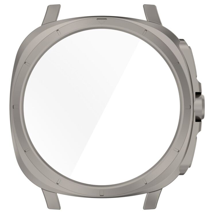 Захисний чохол Deexe Protective Frame для Samsung Galaxy Watch 7 (40mm) - Titanium: фото 4 з 7