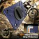 Защитный чехол Deexe Rotation Hybrid для Samsung Galaxy Tab S12 Plus - Navy Blue (436011NB). Фото 2 из 10