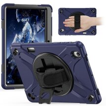 Защитный чехол Deexe Rotation Hybrid для Samsung Galaxy Tab S12 Plus - Navy Blue: фото 1 из 10