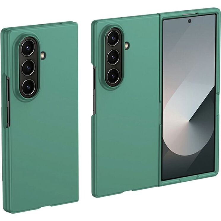 Захисний чохол Deexe Satin Case для Samsung Galaxy Fold 8 Ultra - Dark Green (424009DG) Захисний чохол Deexe Satin Case для Samsung Galaxy Fold 8 Ultra - Dark Green: фото 1 з 10