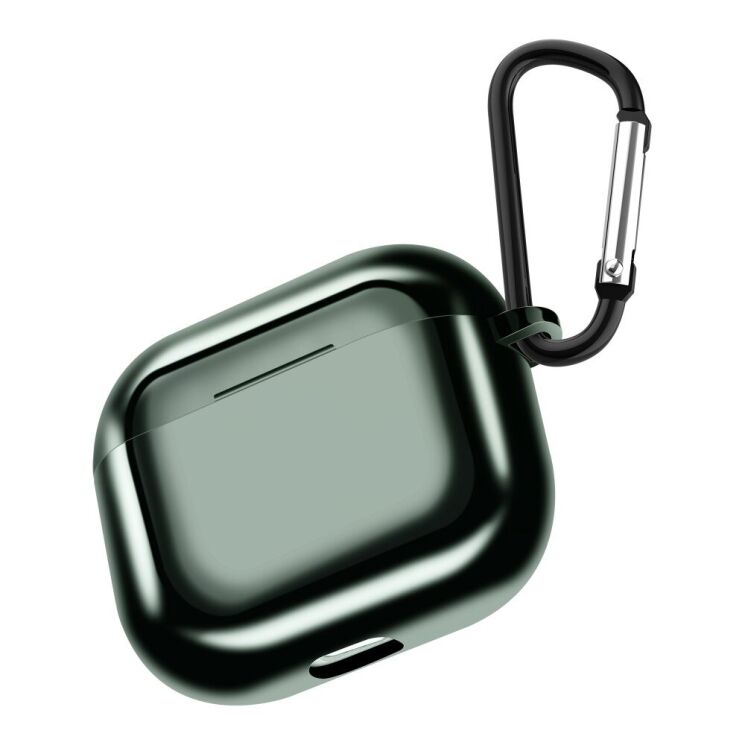 Защитный чехол Deexe Shiny Case для Apple AirPods 3 - Green: фото 4 из 5