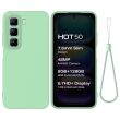 Защитный чехол Deexe Silicone Case для Infinix Hot 50 - Green (365910G)