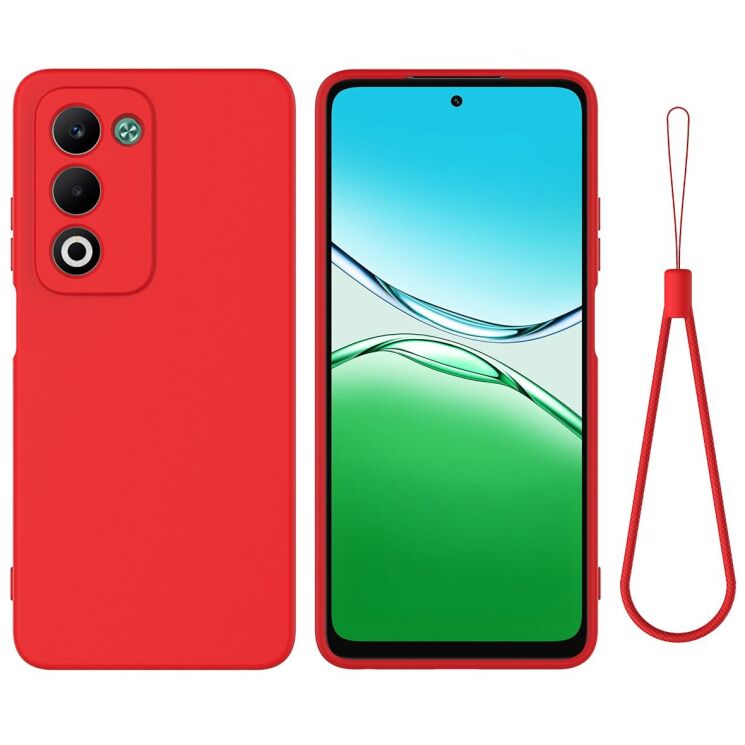 Захисний чохол Deexe Silicone Case для OPPO A5 - Red: фото 1 з 9