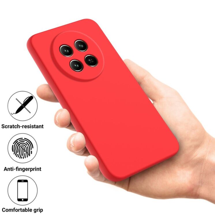 Защитный чехол Deexe Silicone Case для Realme 12 5G - Yellow: фото 5 из 8