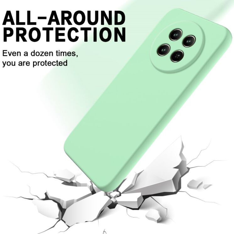 Защитный чехол Deexe Silicone Case для Realme 12 5G - Yellow: фото 3 из 8