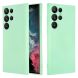 Защитный чехол Deexe Silicone Case для Samsung Galaxy S23 Ultra - Green (317924G). Фото 1 из 7