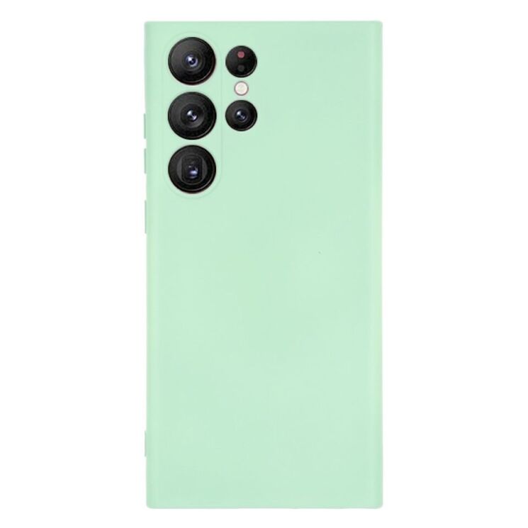 Защитный чехол Deexe Silicone Case для Samsung Galaxy S23 Ultra - Green: фото 3 из 7