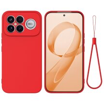 Защитный чехол Deexe Silicone Case для Xiaomi Poco F8 Ultra - Red: фото 1 из 9