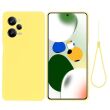 Защитный чехол Deexe Silicone Case для Xiaomi Poco X5 Pro - Yellow (318746Y)