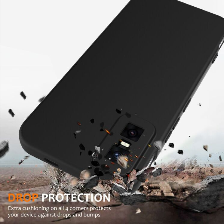 Защитный чехол Deexe Silicone Case with MagSafe для Infinix GT 30 Pro - Black: фото 3 из 9