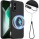 Защитный чехол Deexe Silicone Case with MagSafe для Infinix GT 30 Pro - Black (386005B). Фото 1 из 9