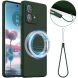 Захисний чохол Deexe Silicone Case with MagSafe для Motorola Edge 40 Neo - Dark Green (340038DG). Фото 1 з 9