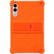 Захисний чохол Deexe Silicone Kickstand для Lenovo Yoga Tab 11.1 - Orange (406900O). Фото 2 з 19