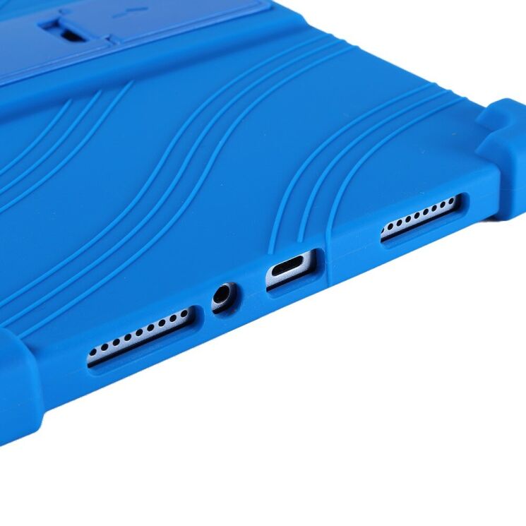 Захисний чохол Deexe Silicone Kickstand для Xiaomi Redmi Pad 2 - Dark Blue: фото 9 з 15
