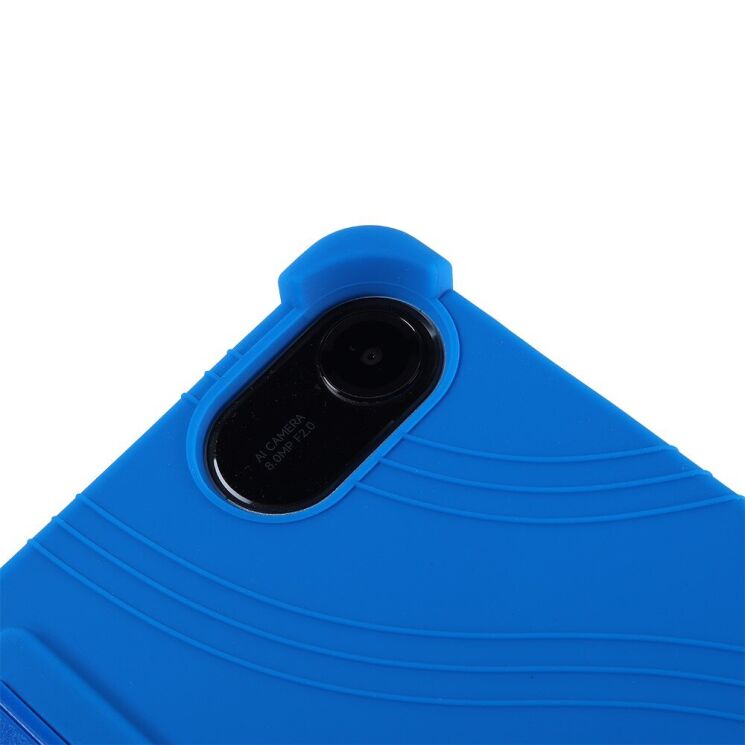 Захисний чохол Deexe Silicone Kickstand для Xiaomi Redmi Pad 2 - Dark Blue: фото 8 з 15
