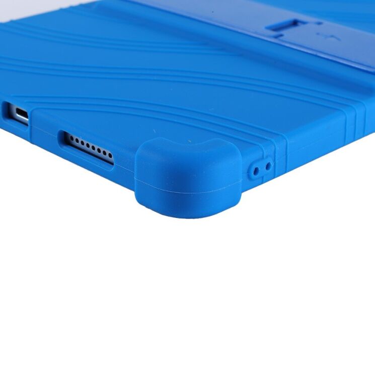 Захисний чохол Deexe Silicone Kickstand для Xiaomi Redmi Pad 2 - Dark Blue: фото 11 з 15