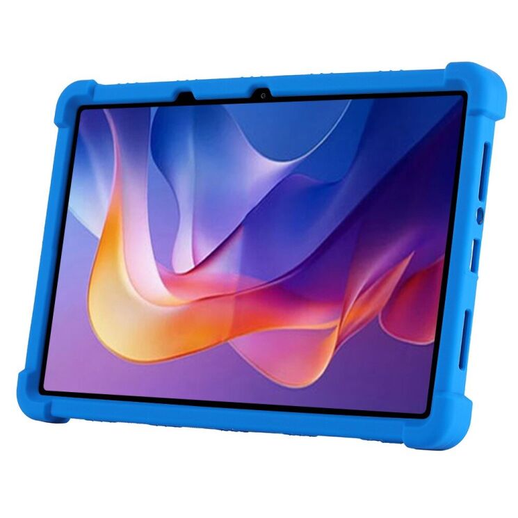 Захисний чохол Deexe Silicone Kickstand для Xiaomi Redmi Pad 2 - Dark Blue: фото 4 з 15