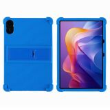 Захисний чохол Deexe Silicone Kickstand для Xiaomi Redmi Pad 2 - Dark Blue: фото 1 з 15