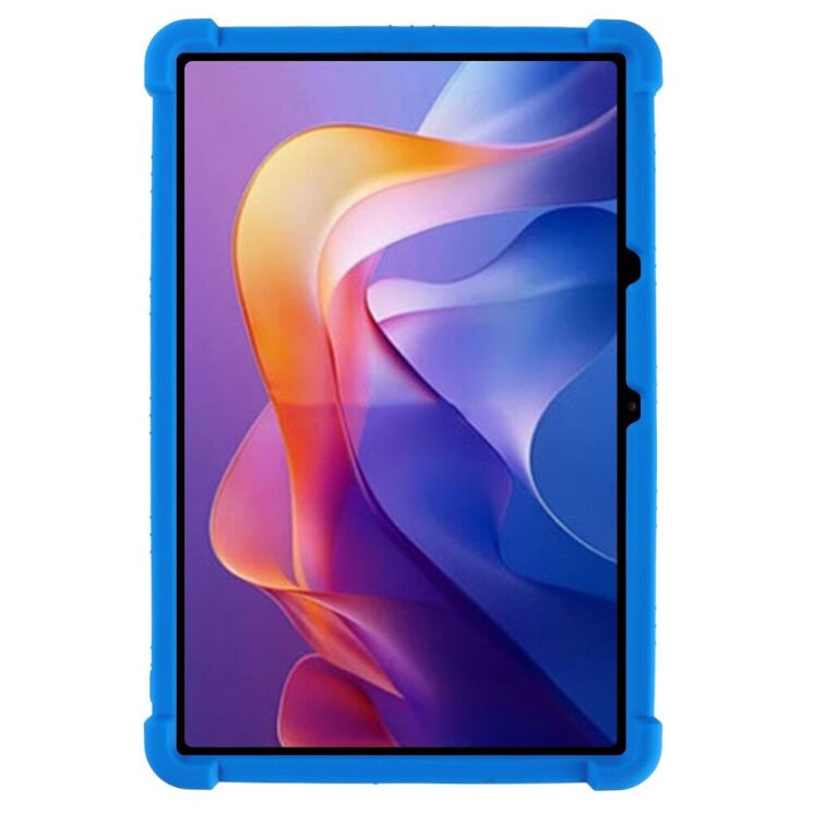 Захисний чохол Deexe Silicone Kickstand для Xiaomi Redmi Pad 2 - Dark Blue: фото 2 з 15