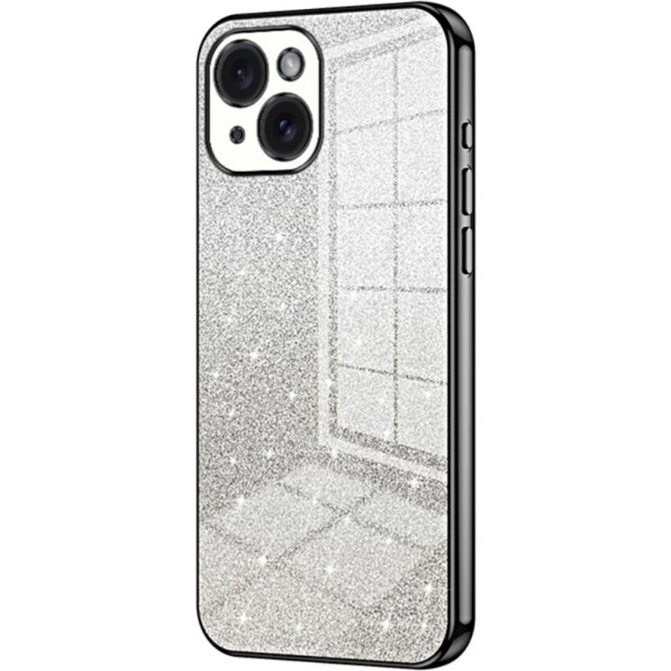 Захисний чохол Deexe Sparkles Cover для Apple iPhone 15 - Black: фото 1 з 7