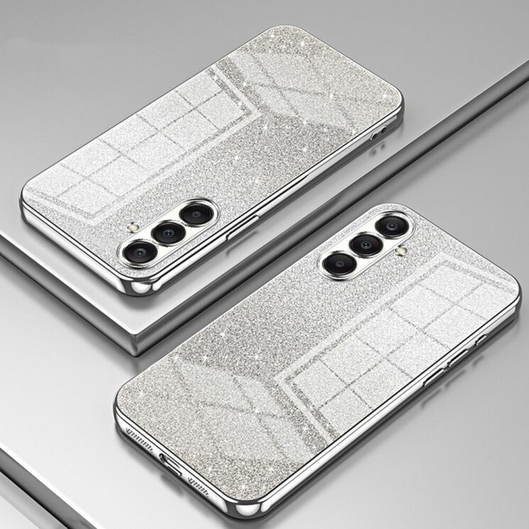 Защитный чехол Deexe Sparkles Cover для Samsung Galaxy A26 (A266) - Silver: фото 2 из 7