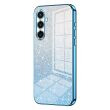 Защитный чехол Deexe Sparkles Cover для Samsung Galaxy A27 (A276) - Blue (408604L)