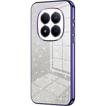 Защитный чехол Deexe Sparkles Cover для Xiaomi Redmi Note 15 Pro - Purple: фото 1 из 7