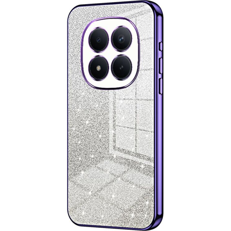 Защитный чехол Deexe Sparkles Cover для Xiaomi Redmi Note 15 Pro - Purple: фото 1 из 7