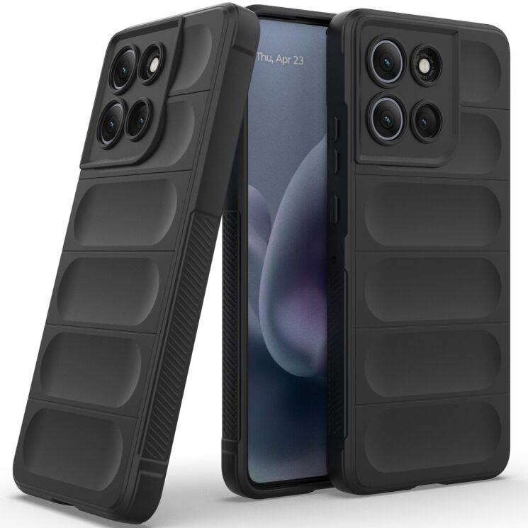 Защитный чехол Deexe Terra Case для Motorola Moto G86 Power - Black: фото 2 из 6