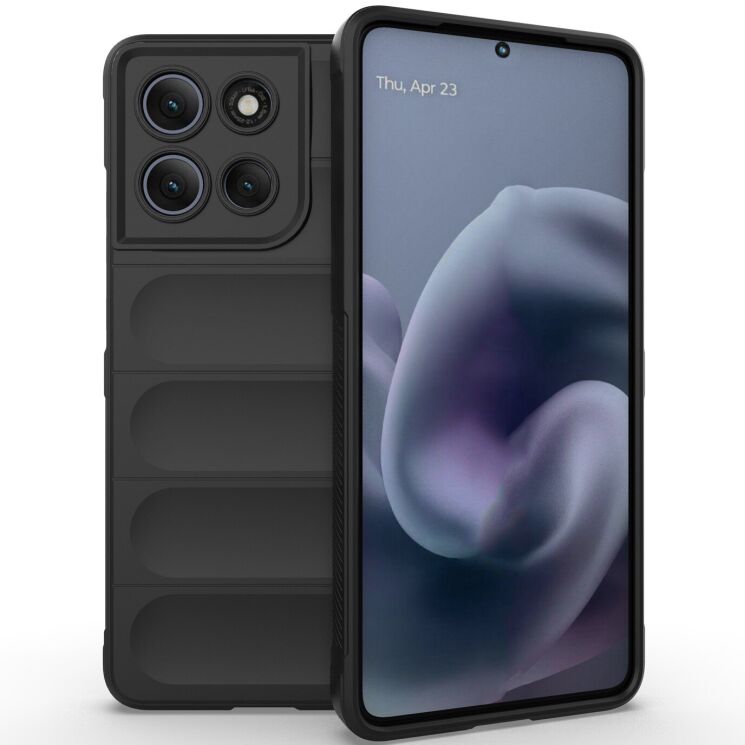 Защитный чехол Deexe Terra Case для Motorola Moto G86 Power - Black: фото 1 из 6