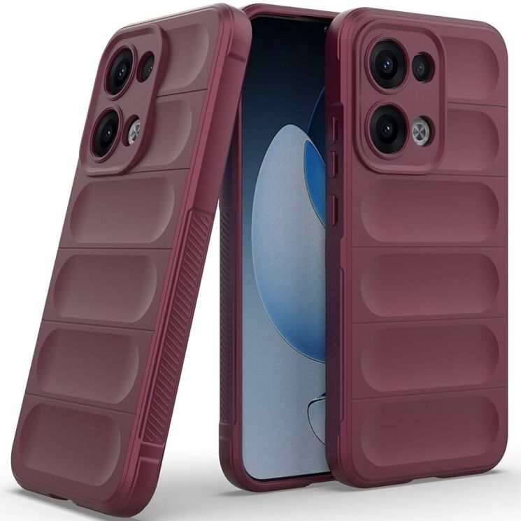 Защитный чехол Deexe Terra Case для OPPO Reno 13 5G - Wine Red: фото 4 из 7