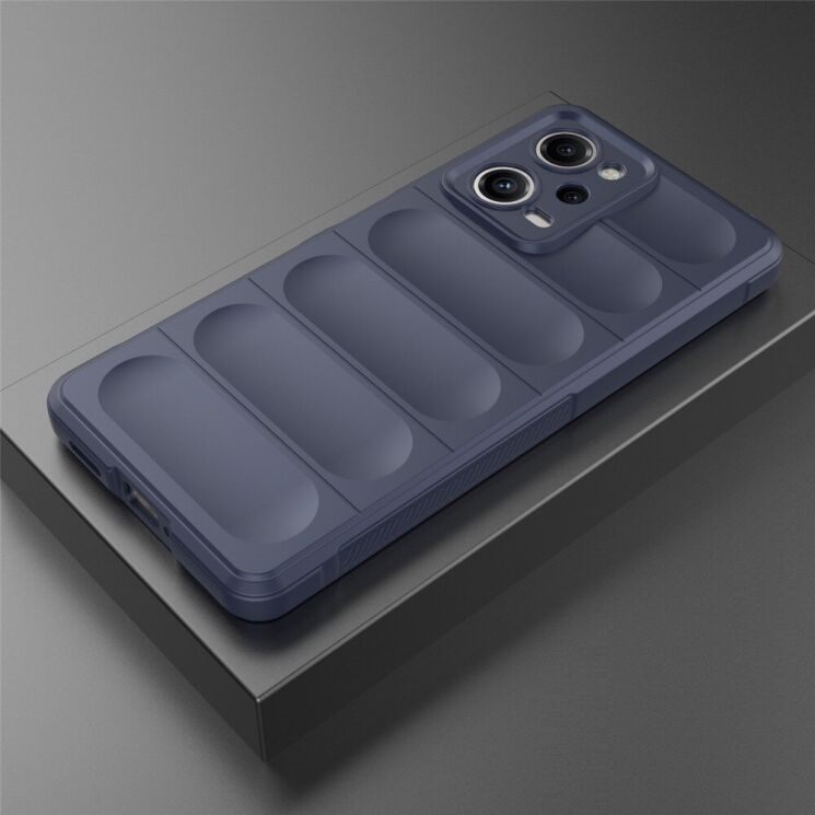 Защитный чехол Deexe Terra Case для Xiaomi Redmi Note 12 Pro 5G - Dark Blue: фото 5 из 5