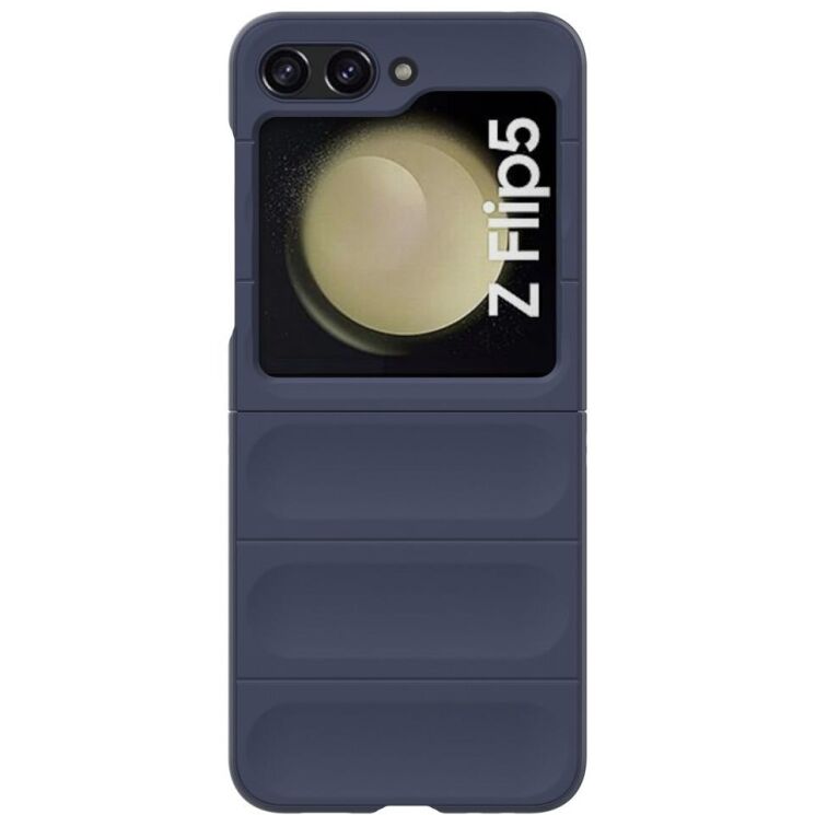 Защитный чехол Deexe Terra Case (FF) для Samsung Galaxy Flip 5 - Dark Blue: фото 2 из 11